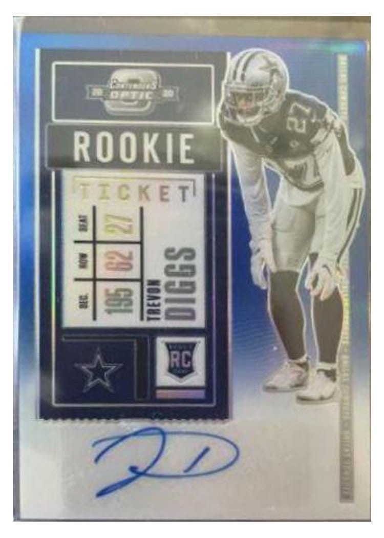2020 Panini Contenders Optic Base Set Trevon Diggs #156 card