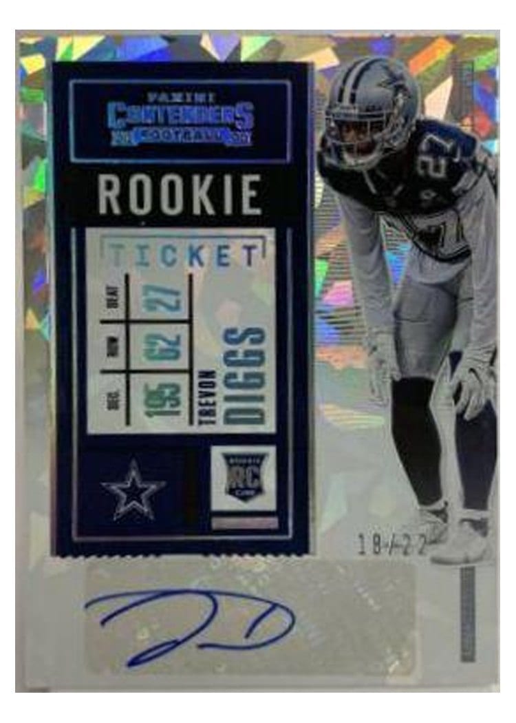 2020 Panini Contenders Optic Base Set Trevon Diggs #156 card