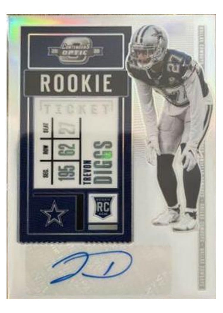 2020 Panini Contenders Optic Base Set Trevon Diggs #156 card