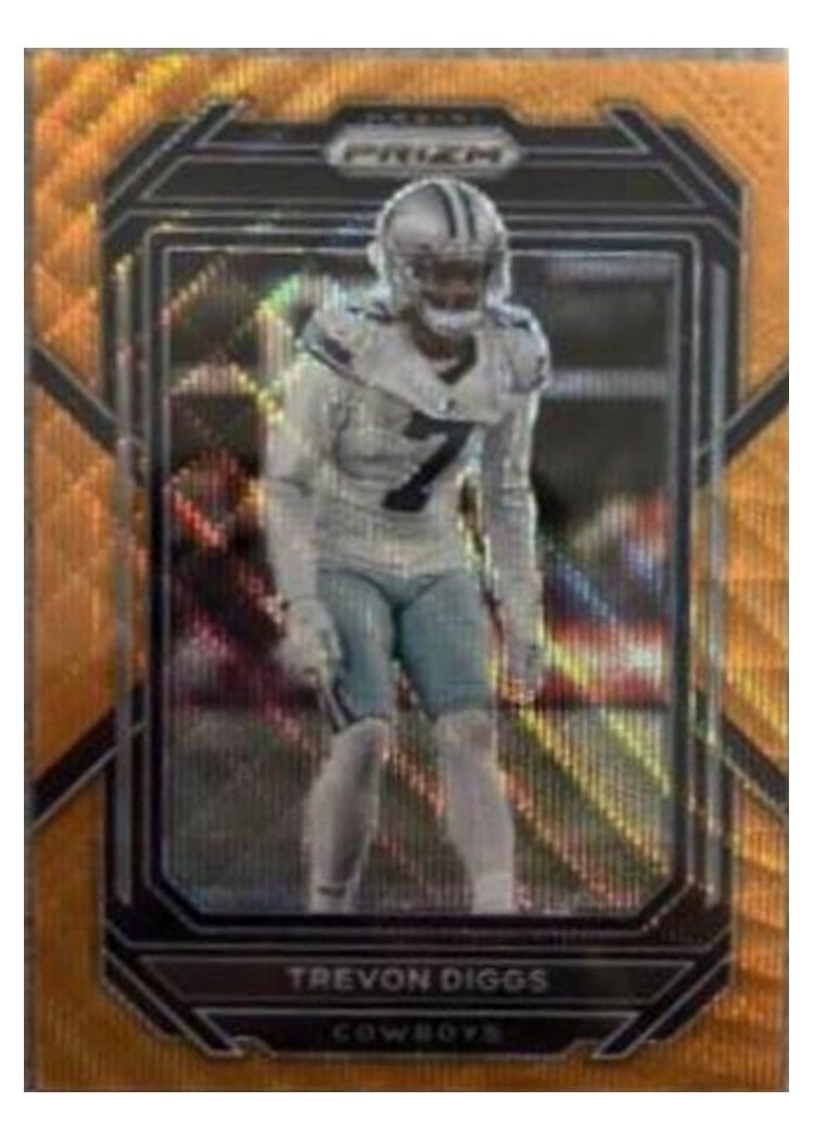 2022 Panini Prizm Base Set Trevon Diggs #83 card