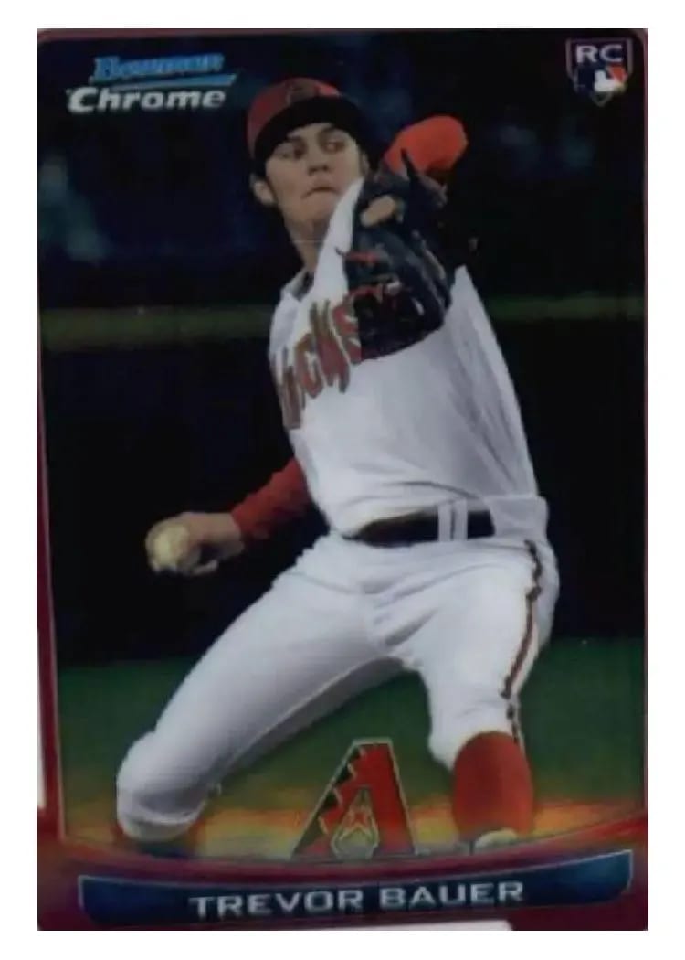 2012 Bowman Chrome Draft Trevor Bauer #1 card