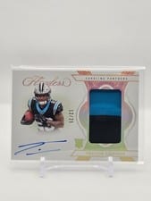 2025 Panini Flawless Rookie Patch Autographs Trevor Etienne #25 card