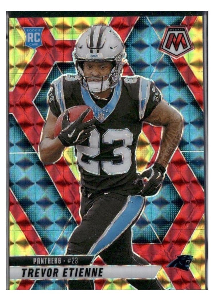 2025 Panini Mosaic Base Set Trevor Etienne #340 card
