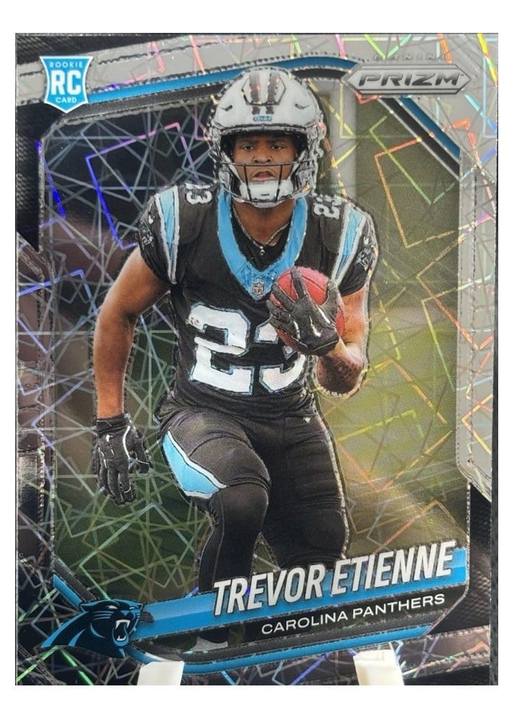 2025 Panini Prizm Base Set Trevor Etienne #345 card