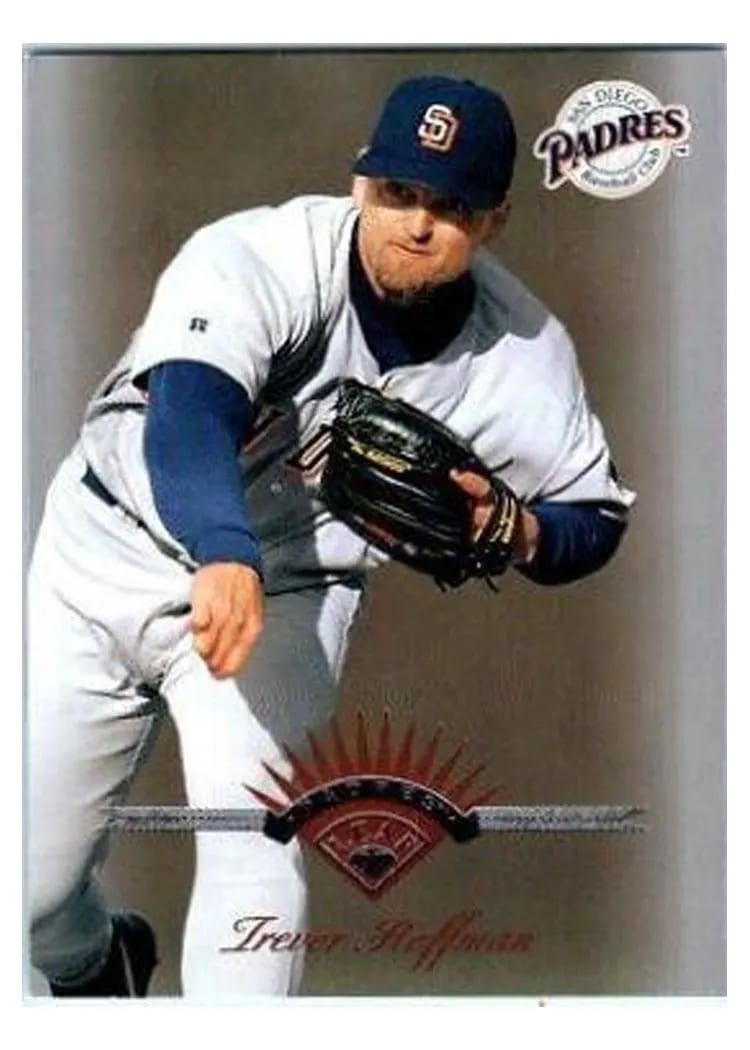 1997 Leaf Trevor Hoffman #75 card