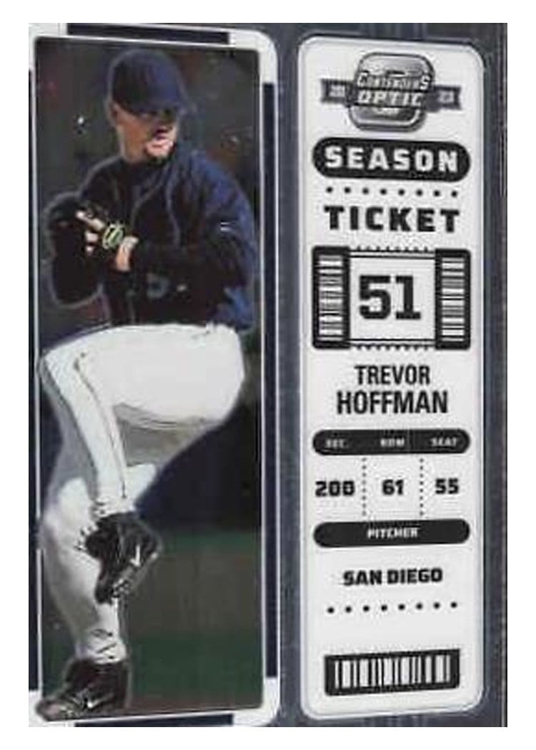 2023 Panini Chronicles Contenders Optic Trevor Hoffman #11 card