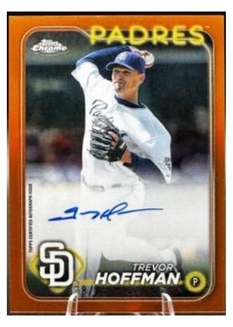 2024 Topps Chrome Update Legend Autographs Trevor Hoffman #CLA-TH card