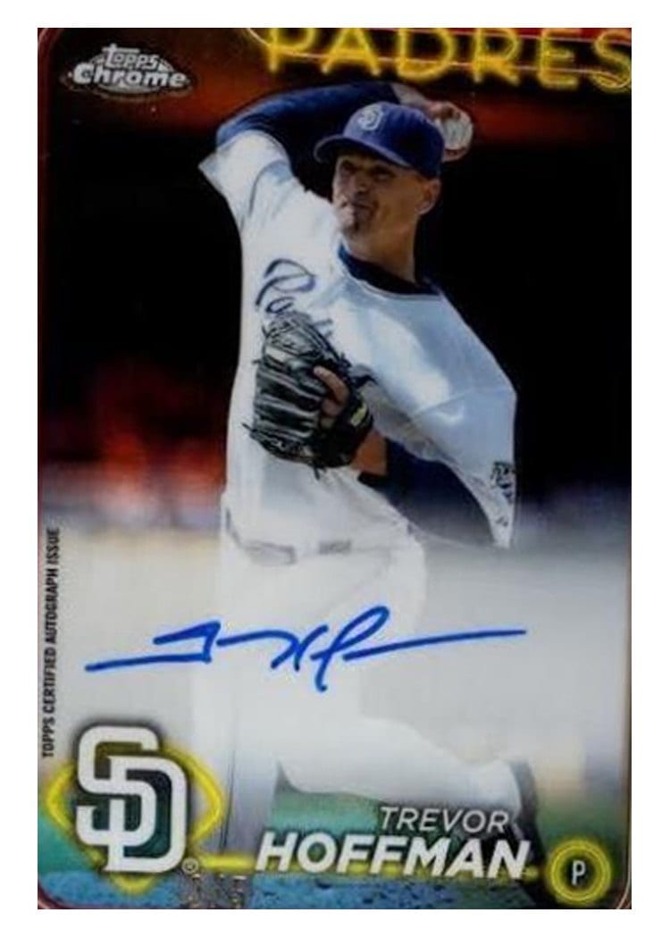 2024 Topps Chrome Update Legend Autographs Trevor Hoffman #CLA-TH card