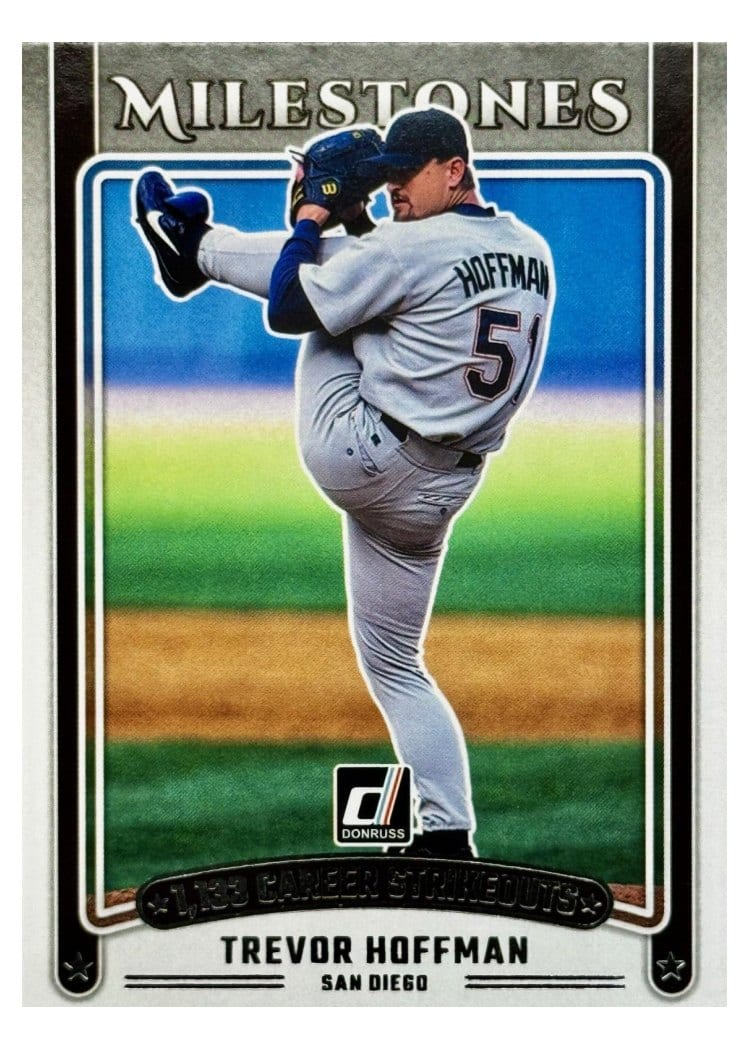 2025 Donruss Milestones Trevor Hoffman #2 card