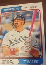 2023 Topps Heritage Mini Trevor Larnach #554 card