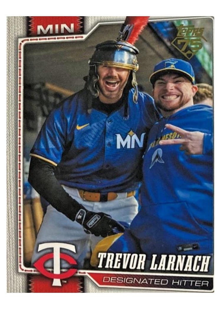 2026 Topps Base Set Trevor Larnach #68 card