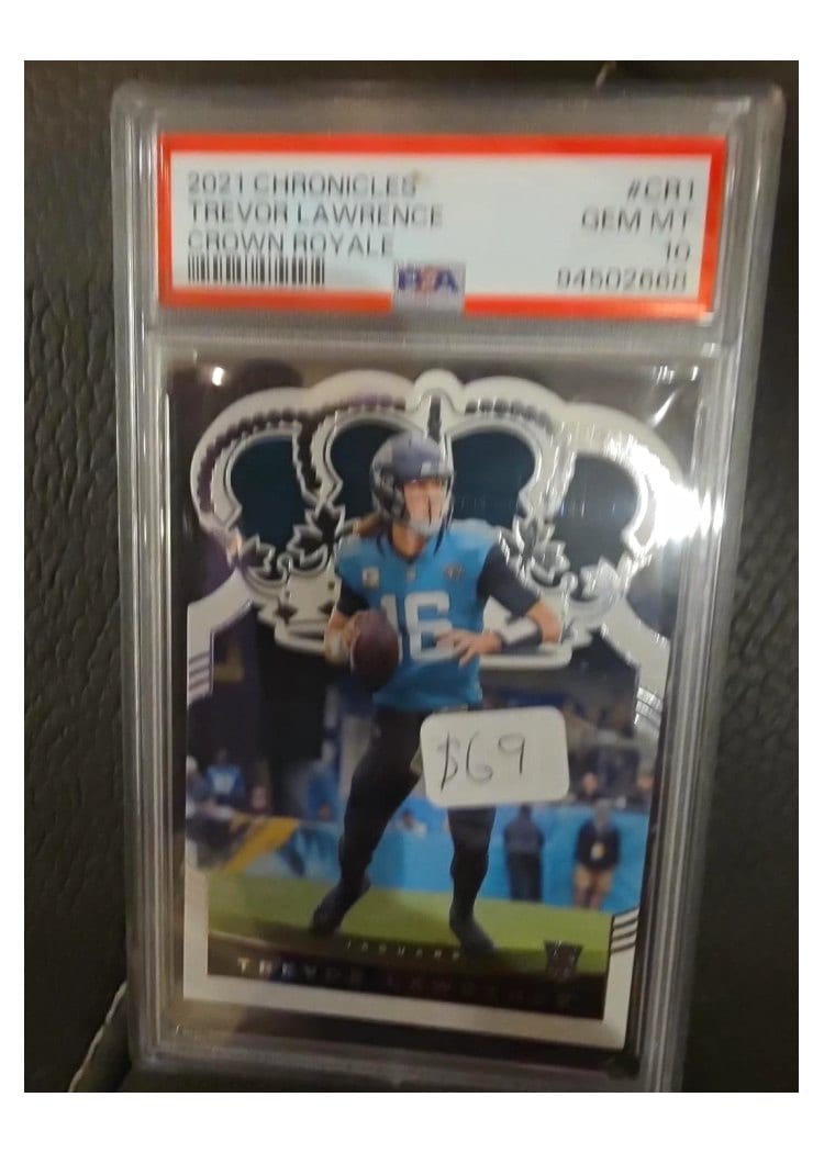 2021 Panini Chronicles Crown Royale Trevor Lawrence #CR-1 card