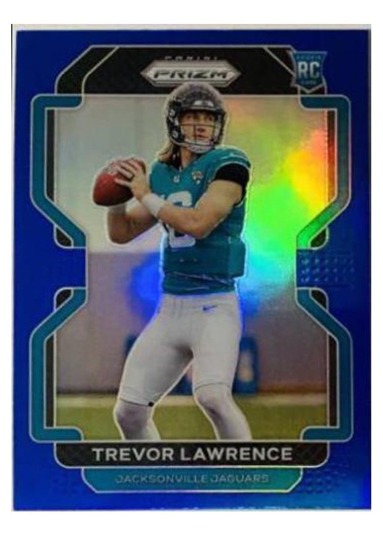 2021 Panini Prizm Trevor Lawrence Blue Prizm #331 card