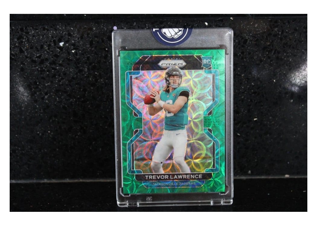 2021 Panini Prizm Trevor Lawrence Green Scope Prizm #331 card