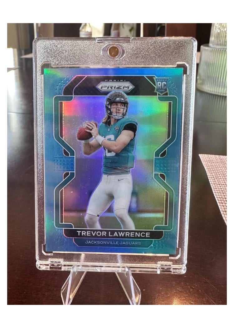2021 Panini Prizm Trevor Lawrence Light Blue Prizm #331 card