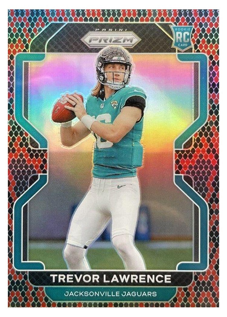 2021 Panini Prizm Trevor Lawrence Snakeskin Prizm #331 card