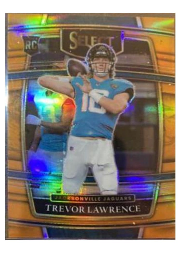 2021 Panini Select Trevor Lawrence Orange #43 card