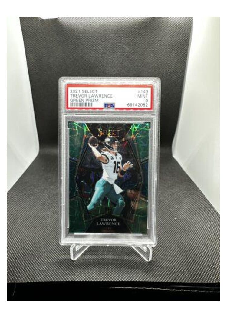 2021 Panini Select Base Set Trevor Lawrence Green #143 card