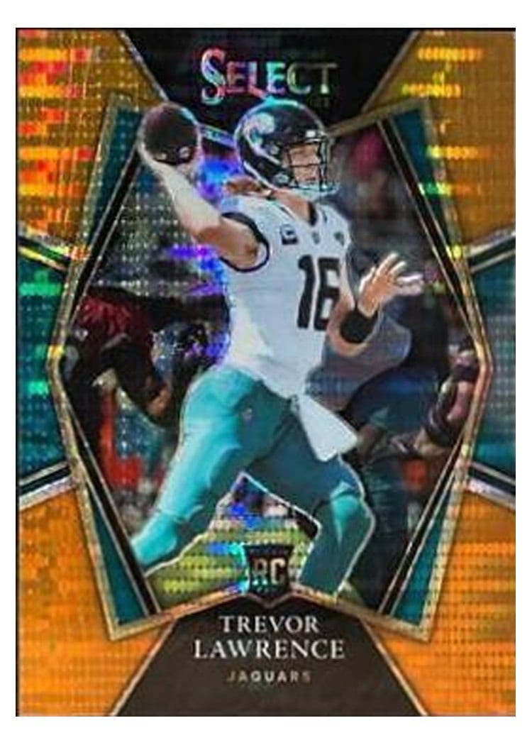 2021 Panini Select Base Set Trevor Lawrence #143 card