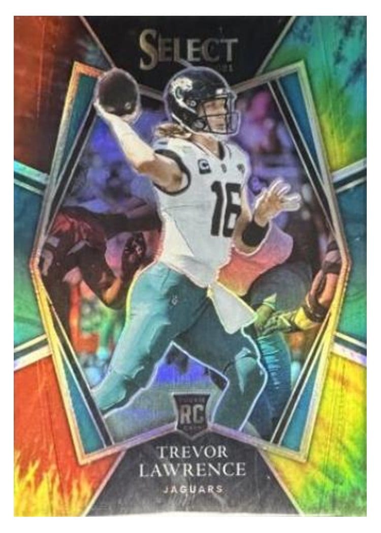 2021 Panini Select Base Set Trevor Lawrence #143 card