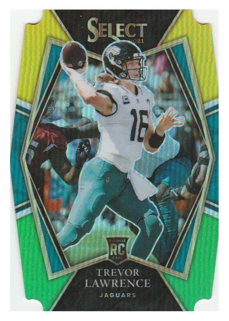 2021 Panini Select Base Set Trevor Lawrence Gold Die Cut #243 card