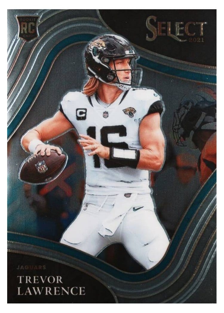 2021 Panini Select Base Set Trevor Lawrence #343 card