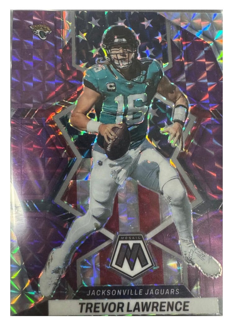 2022 Panini Mosaic Trevor Lawrence Purple #267 card