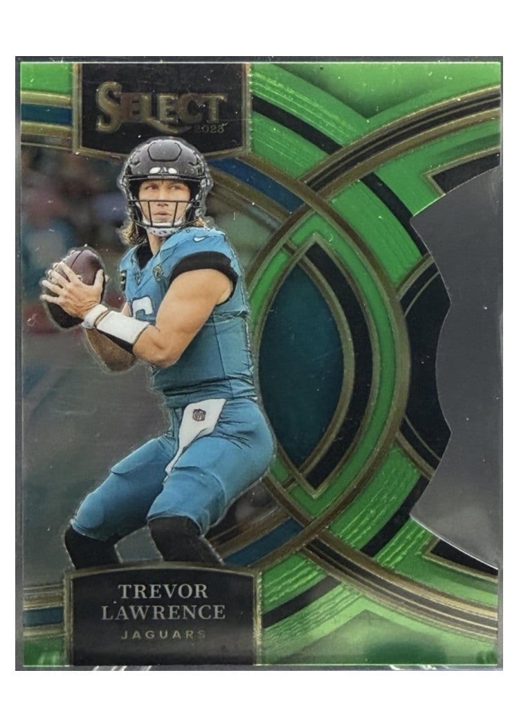 2023 Panini Select Base Set Trevor Lawrence Green Prizm #181 card