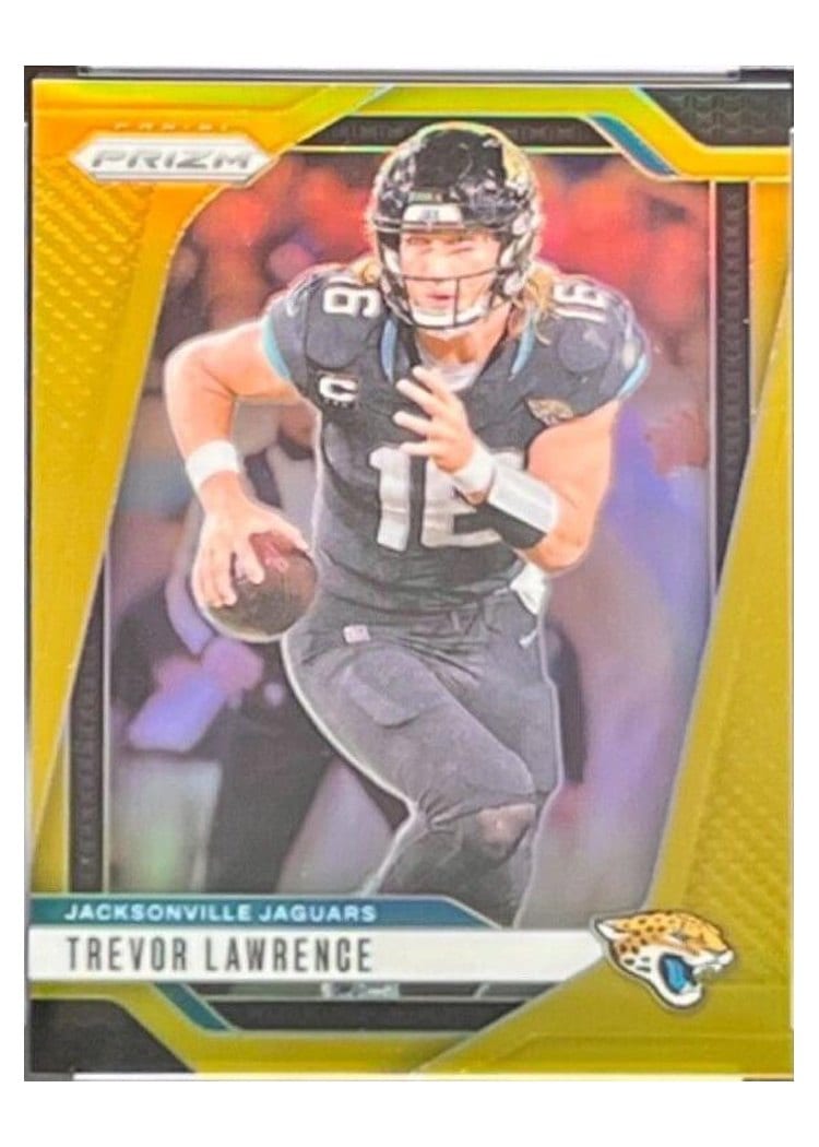 2024 Panini Prizm Base Set Trevor Lawrence Gold #129 card