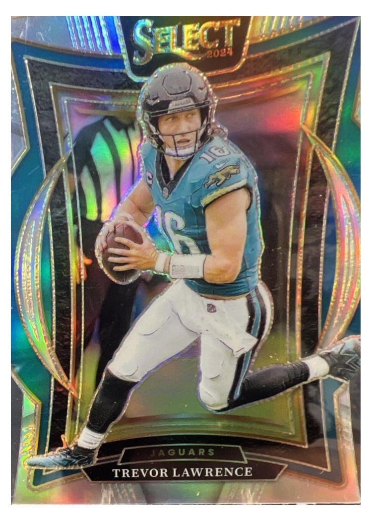 2024 Panini Select Trevor Lawrence Silver Prizm Die-Cut #98 card