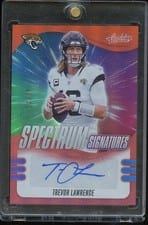 2025 Panini Absolute Spectrum Signatures Trevor Lawrence #SPS-TLE card