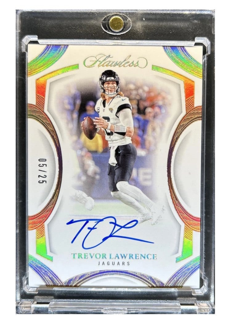 2025 Panini Flawless Flawless Frame Signatures Trevor Lawrence #2 card