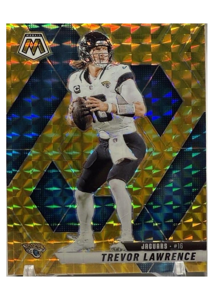 2025 Panini Mosaic Base Set Trevor Lawrence Gold #183 card