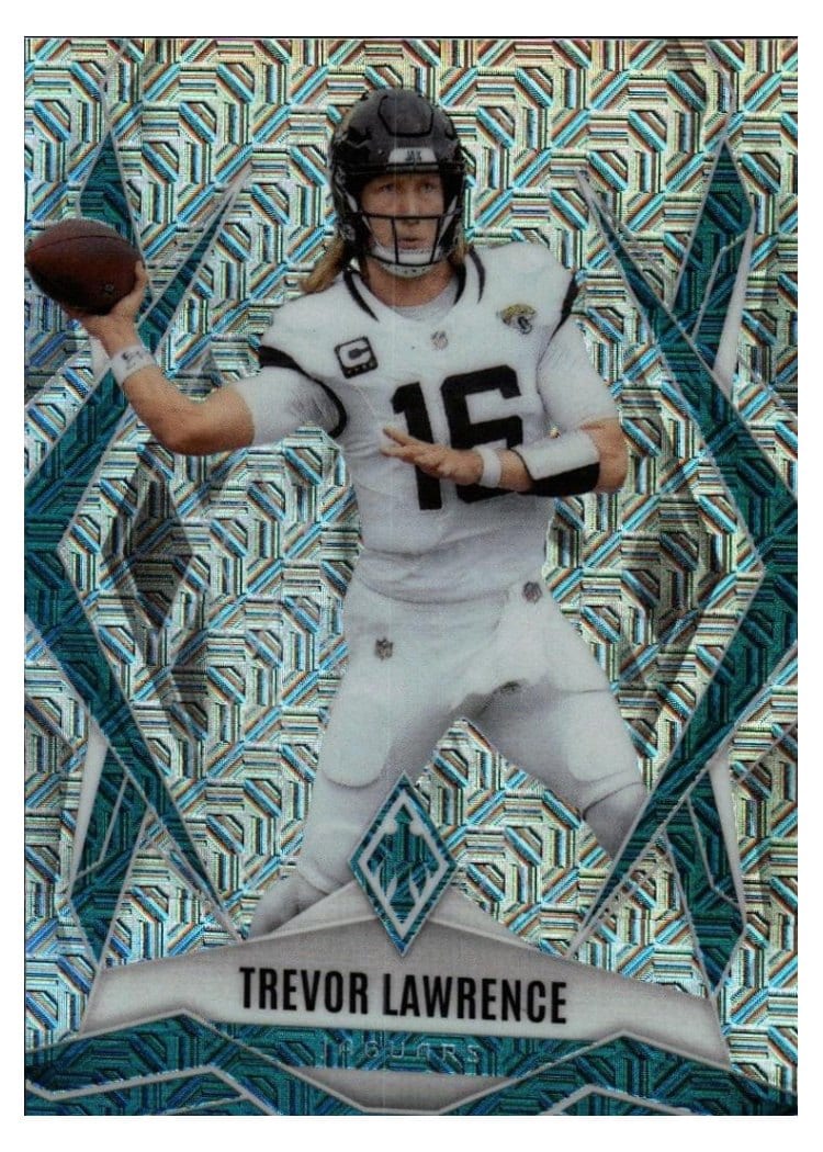 2025 Panini Phoenix Base Set Trevor Lawrence Silver Mojo #15 card