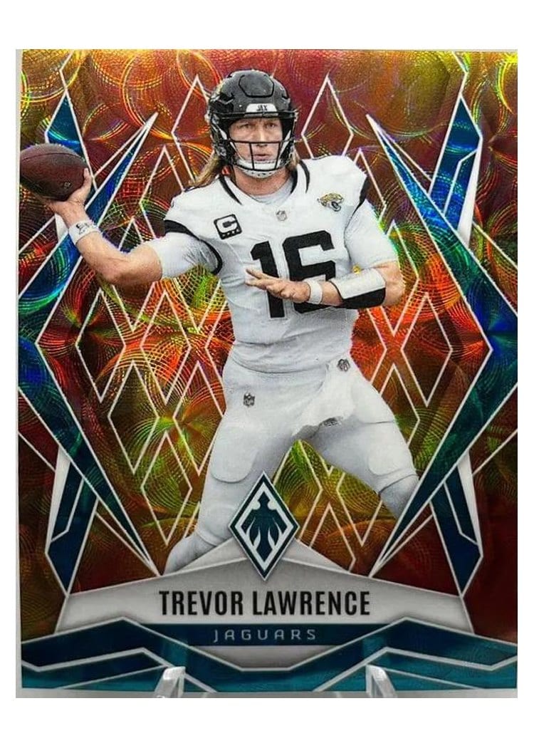 2025 Panini Phoenix Base Set Trevor Lawrence Fire Burst #15 card