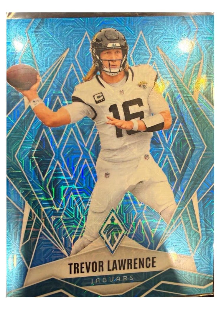 2025 Panini Phoenix Base Set Trevor Lawrence Ash Pyramids #15 card