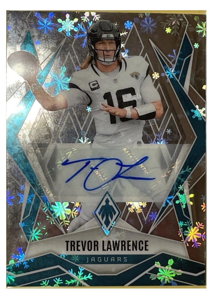 2025 Panini Phoenix Base Set Trevor Lawrence Winter Autograph #15 card