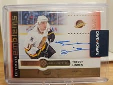 2024-25 Upper Deck Ultimate Collection Ultimate Emblems Autograph Trevor Linden #UE-TL