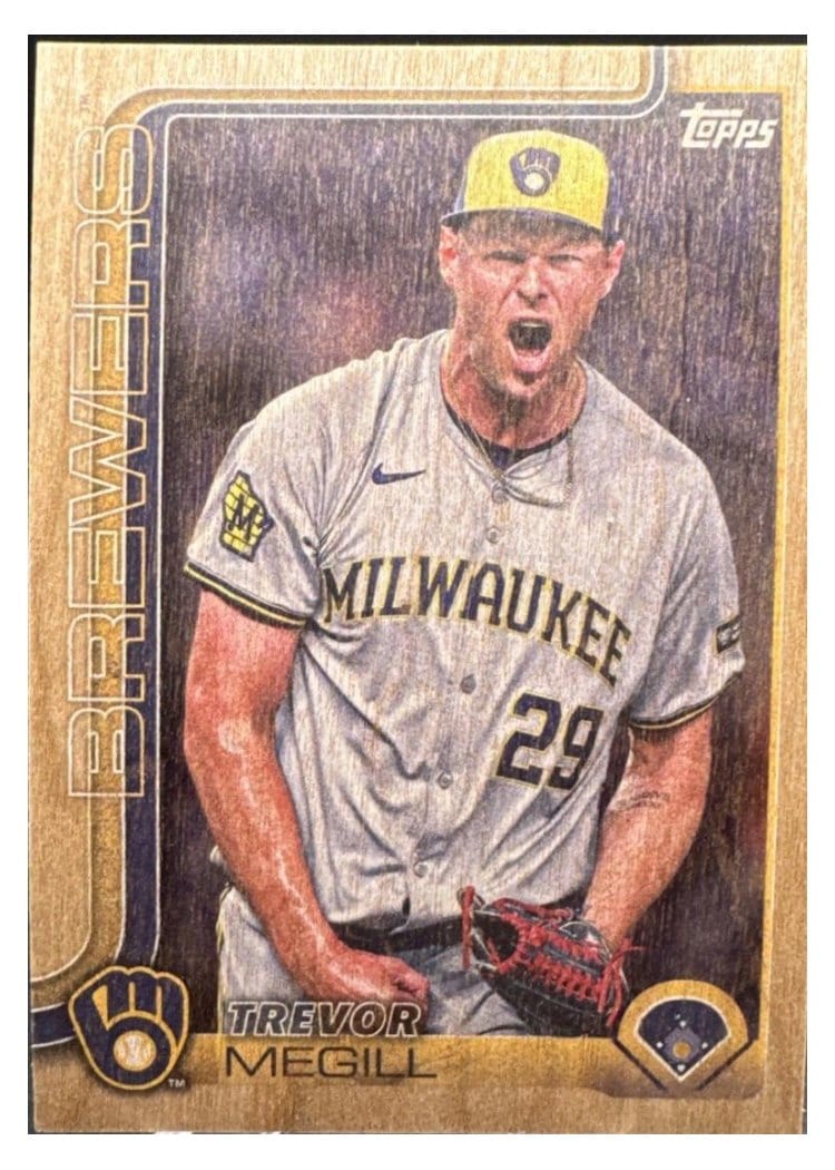 2025 Topps Base Set Trevor Megill Wood #28 card