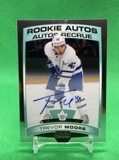 2020-21 O-Pee-Chee Platinum 2019-20 Update - Rookie Autos Trevor Moore #R-TM