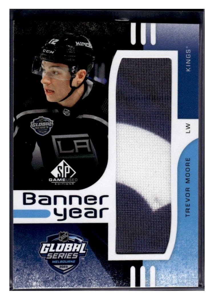 2024-25 SP Game Used 2023 Global Series Melbourne Banner Year Relics Trevor Moore #BYGS-TM card