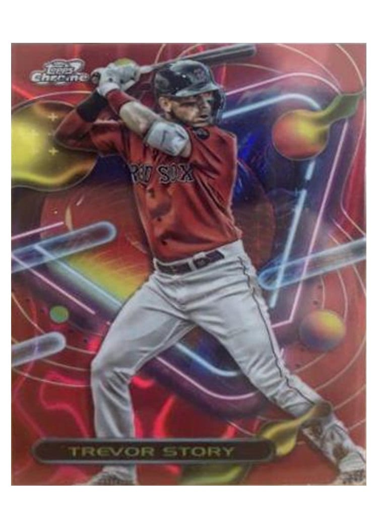 2023 Topps Chrome Base Set Trevor Story #23 card