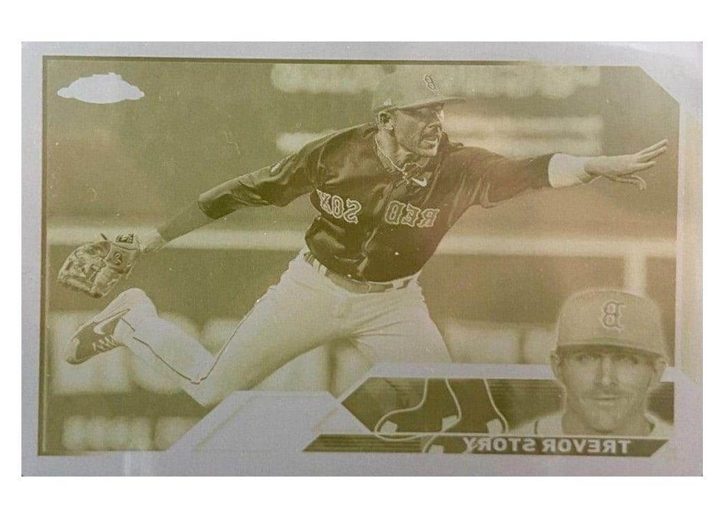 2023 Topps Chrome Base Set Trevor Story #23 card