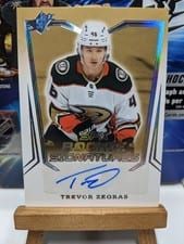 2021-22 SPx SPx Rookie Signatures Trevor Zegras #SPXR-TZ card