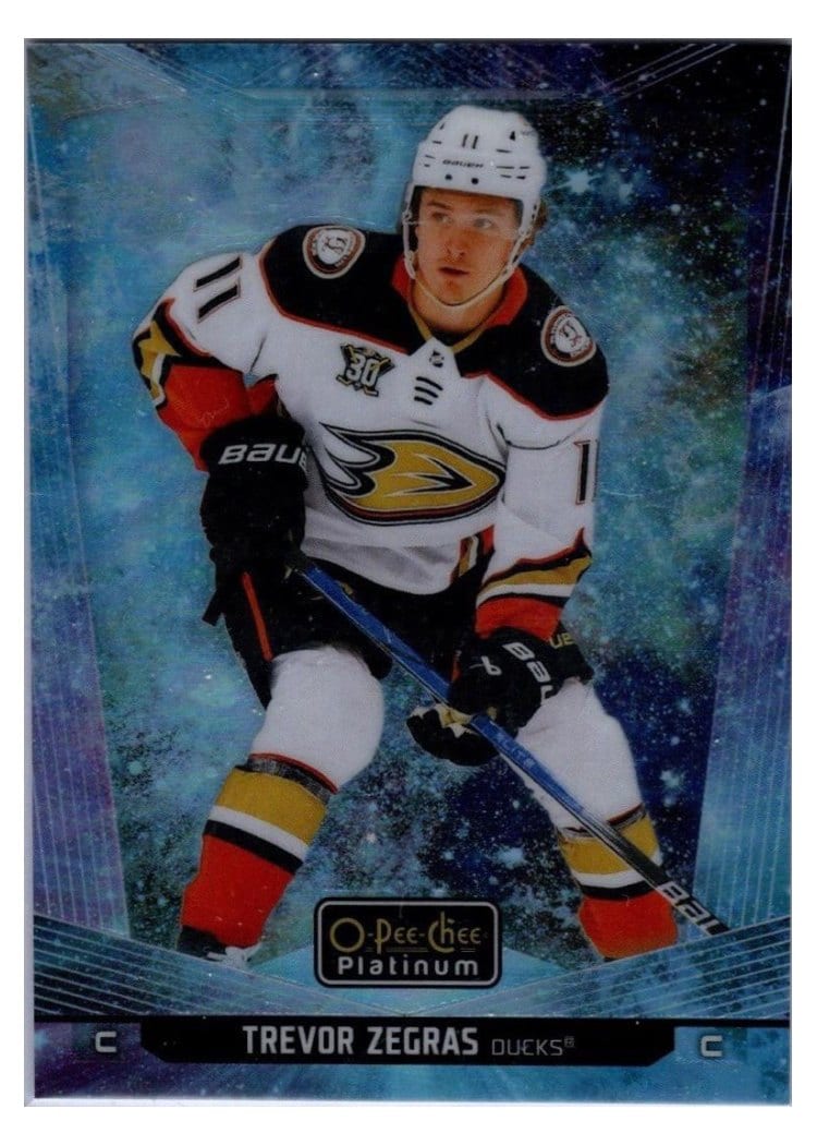 2024-25 O-Pee-Chee Platinum Base Set Trevor Zegras #54 card