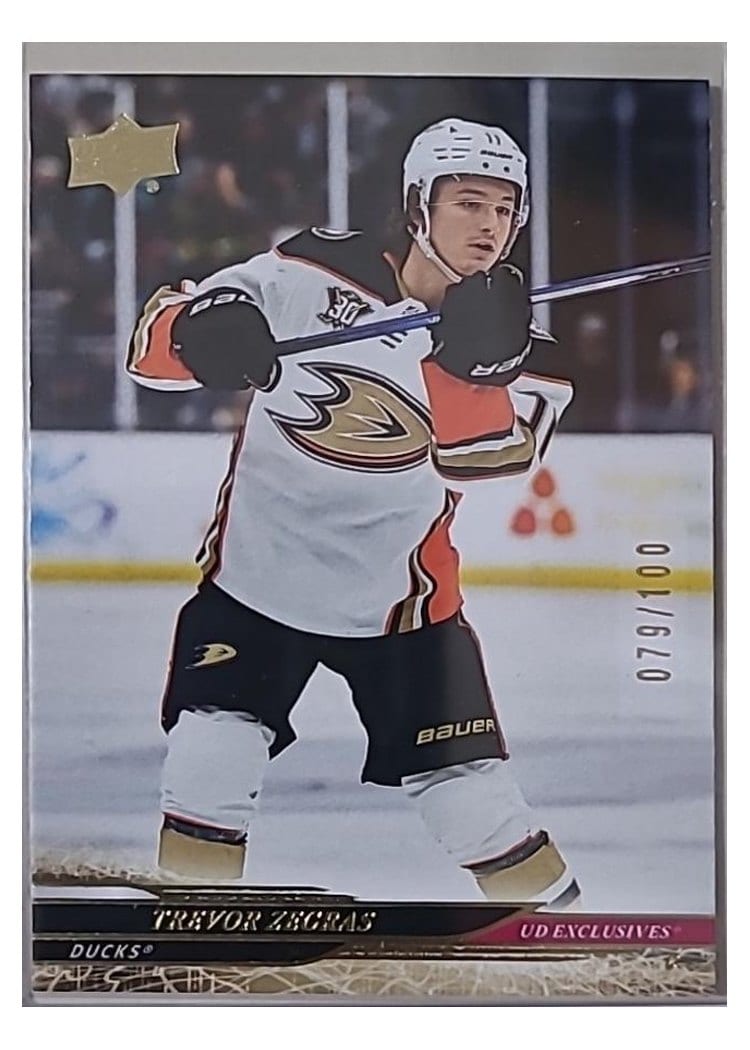 2024-25 Upper Deck Base Set Trevor Zegras #251 card