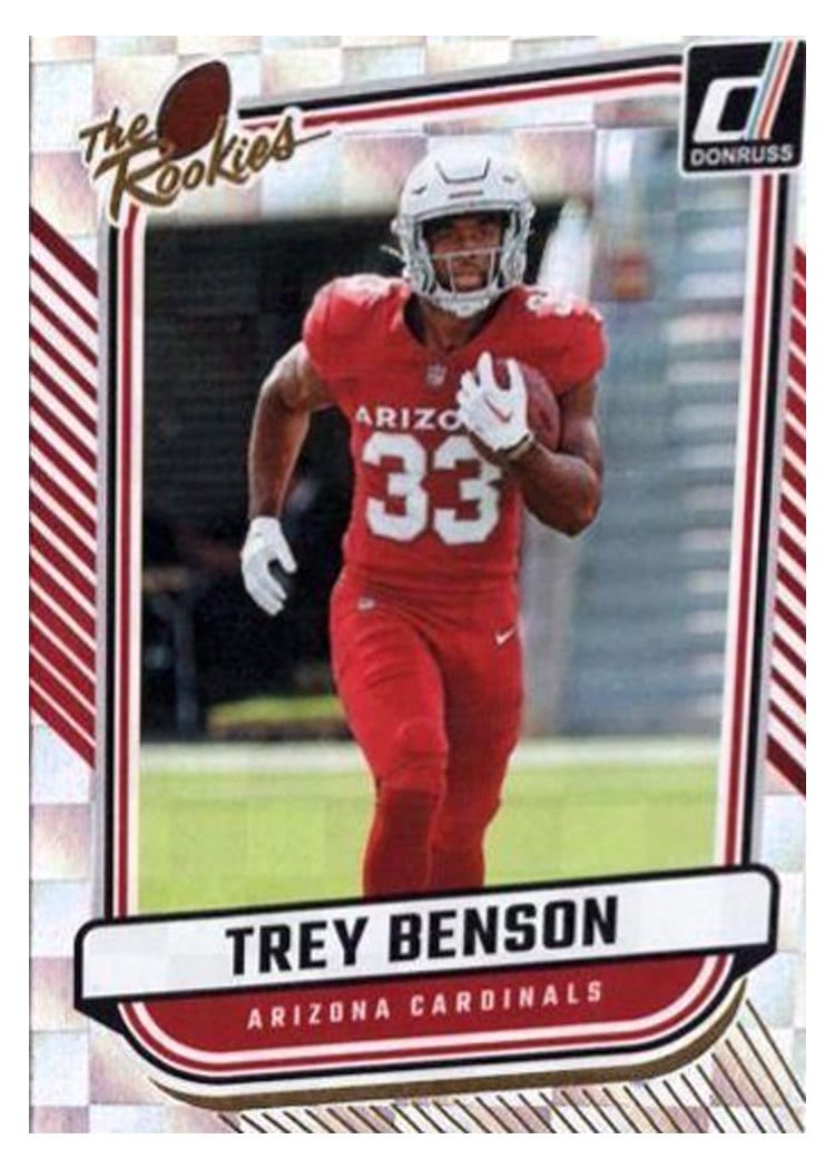 2024 Donruss The Rookies Trey Benson #TR-4 card