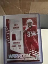 2024 Panini Absolute War Room Materials Trey Benson #WRM-TBN card