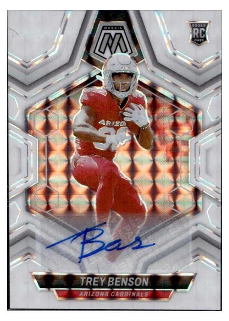 2024 Panini Mosaic Base Set Trey Benson #360 card