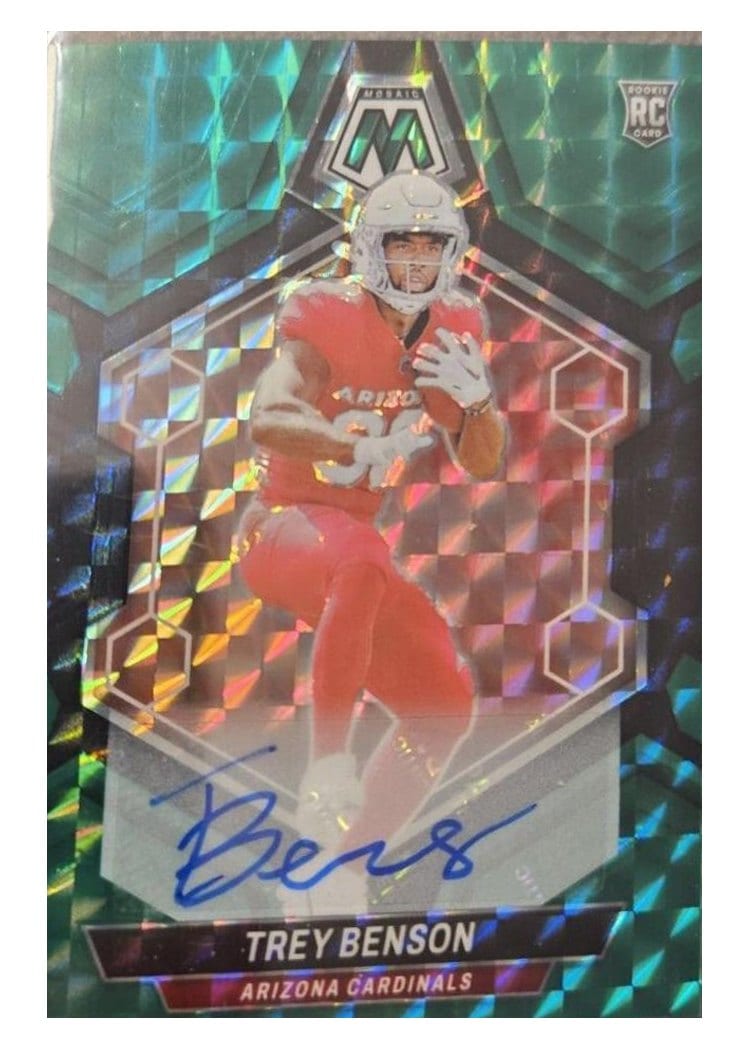 2024 Panini Mosaic Base Set Trey Benson #360 card